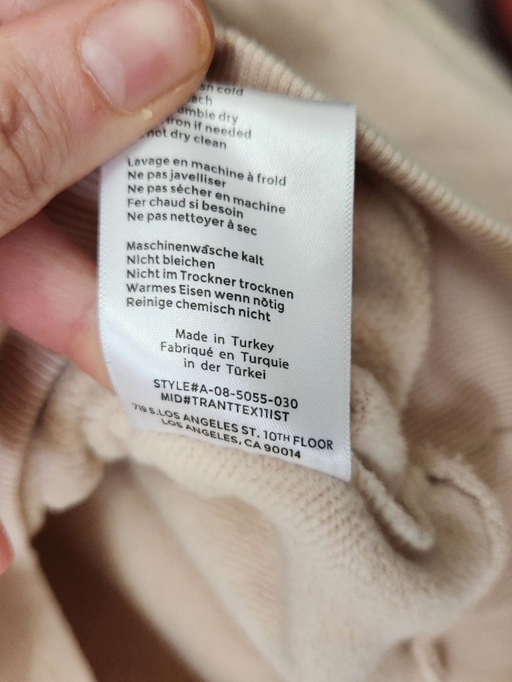 Anine Bing Beige Graphic Tiger Sweatshirt - Picture 6 of 9